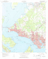 Panama City 1956 topographic map thumbnail