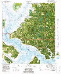 Panama City 1982 topographic map thumbnail