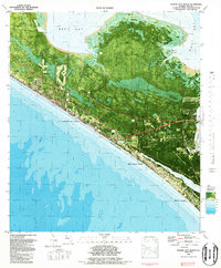 Panama City Beach 1982 topographic map thumbnail