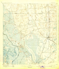 Panasoffkee 1895 topographic map thumbnail