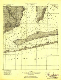 Pensacola 1921 topographic map preview