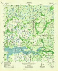 Parish topographic map thumbnail