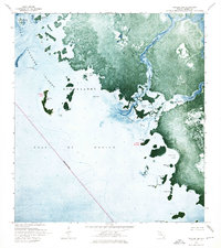 Pavilion Key 1973 topographic map thumbnail