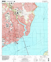 Pensacola 1994 topographic map thumbnail