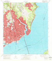 Pensacola 1970 topographic map preview