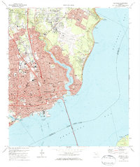 Pensacola 1970 topographic map preview