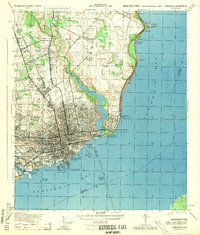 Pensacola 1944 topographic map preview