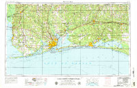 Pensacola 1957 topographic map preview