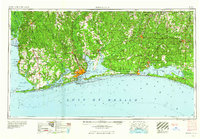 Pensacola 1960 topographic map preview