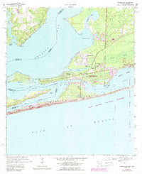 Perdido Bay 1970 topographic map thumbnail