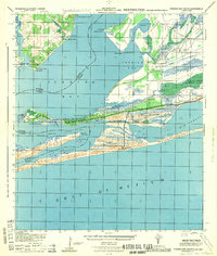 Perdido Bay South topographic map thumbnail
