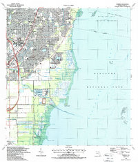 Perrine 1988 topographic map thumbnail