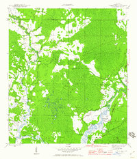 Pickett Bay 1945 topographic map thumbnail