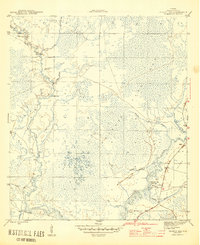 Pickett Bay 1945 topographic map thumbnail