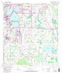 Pine Castle 1953 topographic map thumbnail