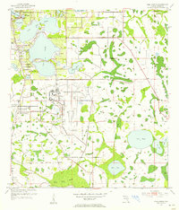 Pine Castle 1953 topographic map thumbnail
