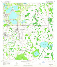 Pine Castle 1953 topographic map thumbnail