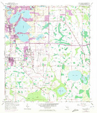 Pine Castle 1953 topographic map thumbnail