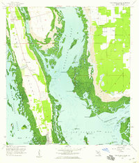 Pine Island Center 1958 topographic map thumbnail