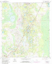 Pine Lakes 1962 topographic map thumbnail