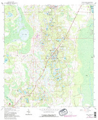 Pine Lakes 1962 topographic map thumbnail