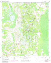 Pine Lakes 1962 topographic map preview
