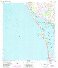 Placida 1957 topographic map thumbnail