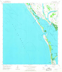 Placida 1957 topographic map preview