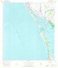 Placida 1957 topographic map thumbnail