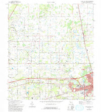 Plant City West 1975 topographic map thumbnail