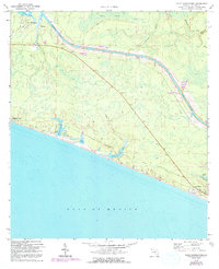 Point Washington 1970 topographic map thumbnail