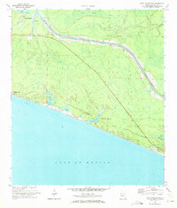 Point Washington 1970 topographic map thumbnail