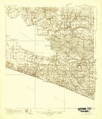Point Washington 1936 topographic map thumbnail
