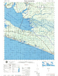 Point Washington 1974 topographic map thumbnail