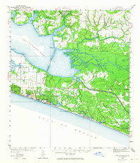 Point Washington 1936 topographic map thumbnail