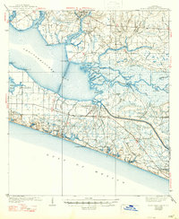 Point Washington 1939 topographic map thumbnail