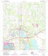 Polk City 1975 topographic map thumbnail