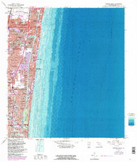 Pompano Beach 1962 topographic map thumbnail