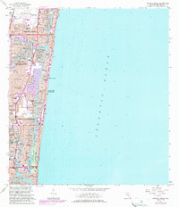 Pompano Beach 1962 topographic map thumbnail