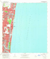 Pompano Beach 1962 topographic map thumbnail