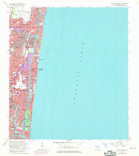 Pompano Beach 1962 topographic map thumbnail