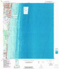 Port Everglades 1962 topographic map thumbnail