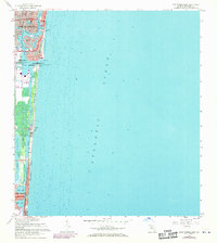 Port Everglades 1962 topographic map thumbnail