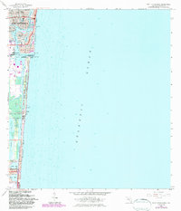 Port Everglades 1962 topographic map thumbnail