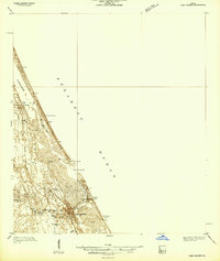 Port Orange 1937 topographic map thumbnail