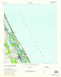 Port Orange 1943 topographic map thumbnail
