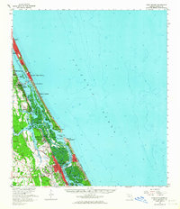 Port Orange 1956 topographic map thumbnail