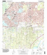 Port Richey NE 1999 topographic map thumbnail