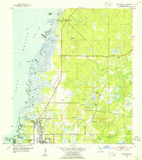 Port Richey 1954 topographic map thumbnail