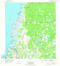 Port Richey 1954 topographic map thumbnail
